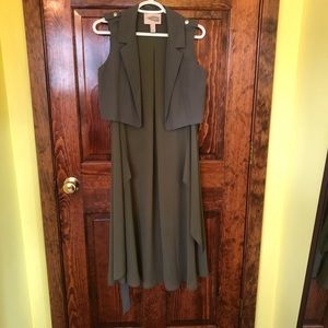 Forever 21 Olive Vest